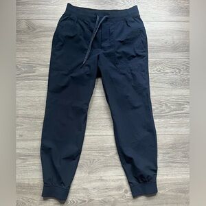Lululemon Athletica Navy Blue Joggers Size M Yoga Pilates Workout Active Run Jog